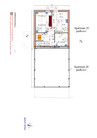 AP19 Rozpis lůžek podkroví - dokumentace
