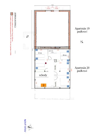 AP20 Rozpis lůžek podkroví - dokumentace